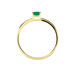 Bague Solitaire Ethalyn Or Jaune Emeraude - Bagues solitaires Femme | Histoire d’Or