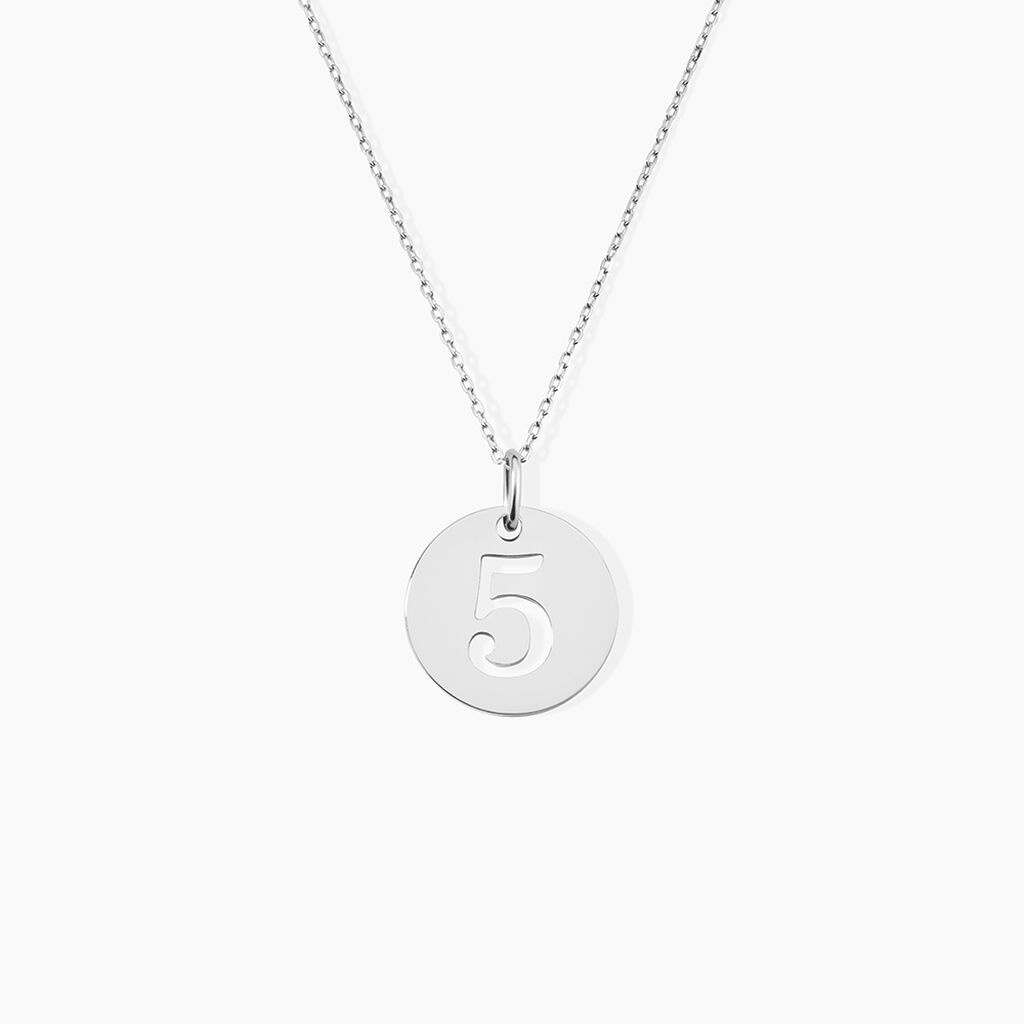 Pendentif Efiso Argent Blanc - Pendentifs Famille | Histoire d&rsquo;Or