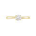 Bague Solitaire Fiona Or Jaune Diamant Synthetique - Bagues solitaires Femme | Histoire d’Or