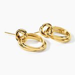 Boucles D'oreilles Pendantes Allobrox Acier Dore - Boucles d'oreilles fantaisie Femme | Histoire d&rsquo;Or