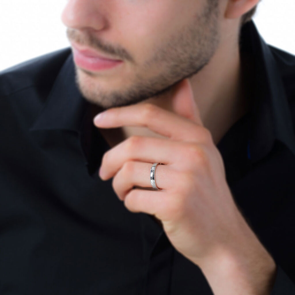 Alliance Celeste Or Blanc Diamant - Alliances Famille | Histoire d’Or