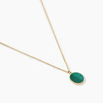 Collier Lucky Gems Or Jaune Malachite - Colliers Femme | Histoire d&rsquo;Or