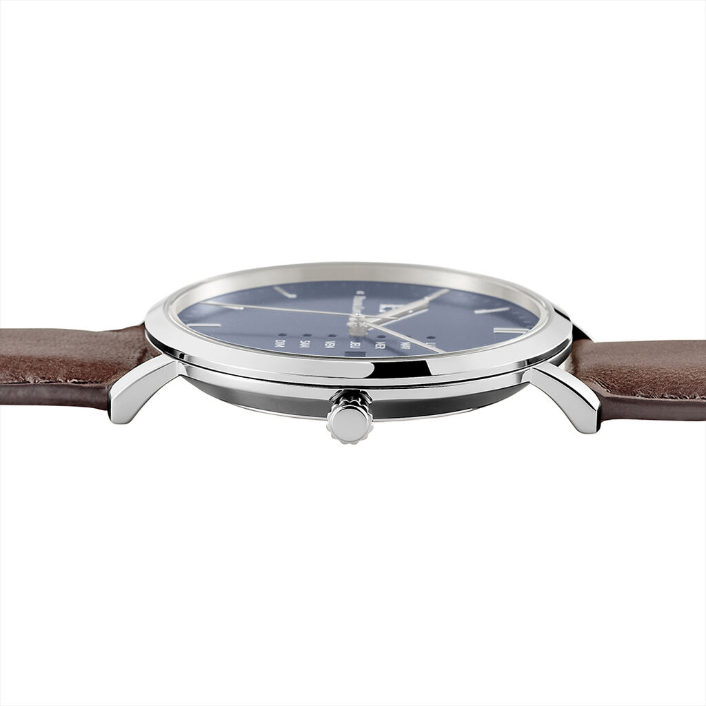 Montre Pierre Lannier Data Bleu - Id&eacute;es cadeaux Homme | Histoire d&rsquo;Or