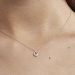 Collier Purete Or Blanc Diamant - Colliers Femme | Histoire d&rsquo;Or