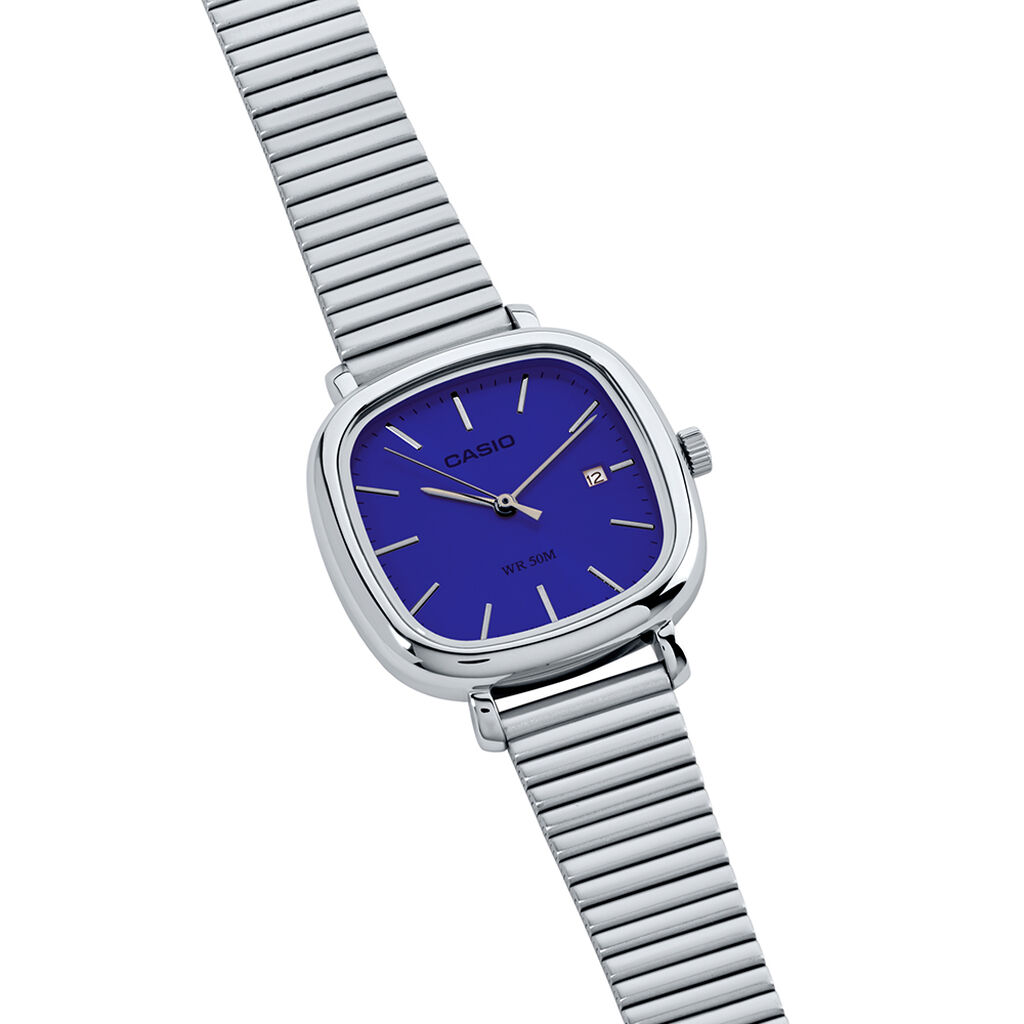 Montre Casio Collection Ltpb166 Bleu - Id&eacute;es cadeaux Femme | Histoire d&rsquo;Or