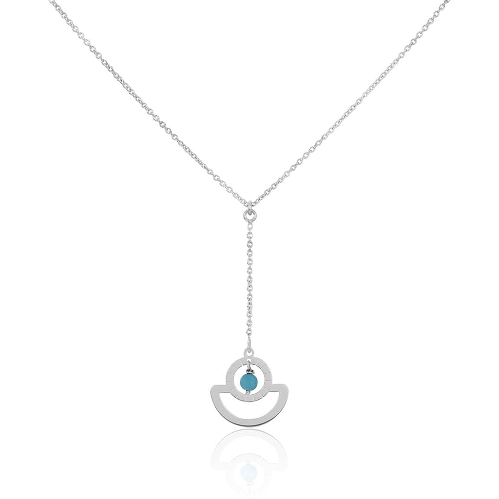 Collier Anaba Argent Blanc - Colliers fantaisie Femme | Histoire d&rsquo;Or