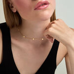 Collier Pluto Argent Dor&eacute; A L'Or 750/1000 - Bijoux sans pierre Femme | Histoire d&rsquo;Or