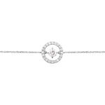 Bracelet Lucyna Or Blanc Oxyde De Zirconium - Bracelets Femme | Histoire d&rsquo;Or