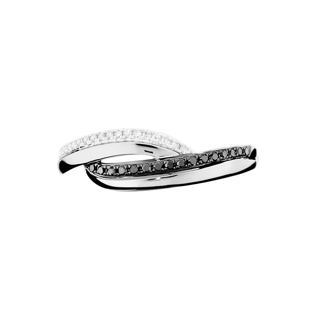 Bague Melinda Or Blanc Diamant - Bagues avec pierre Femme | Histoire d’Or