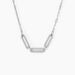 Collier Trait D'union Argent Blanc Oxyde De Zirconium - Colliers Femme | Histoire d&rsquo;Or