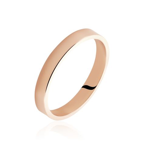 Alliances Argent Rose Inayah Ruban 3mm - Alliances Homme | Histoire d’Or