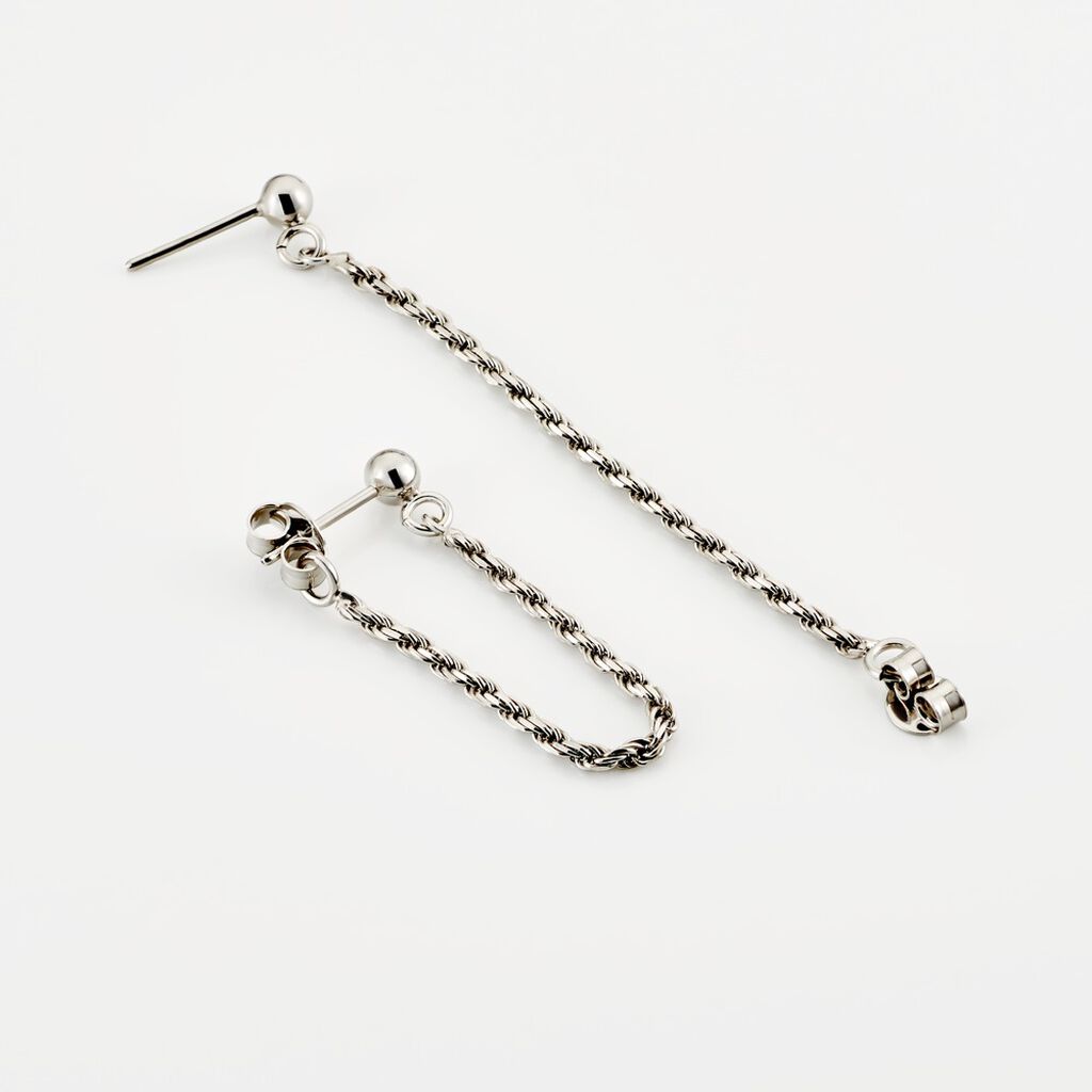 Boucles D'oreilles Pendantes Argent Blanc Renae - Boucles d'oreilles fantaisie Femme | Histoire d’Or