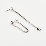 Boucles D'oreilles Pendantes Argent Blanc Renae - Boucles d'oreilles fantaisie Femme | Histoire d&rsquo;Or