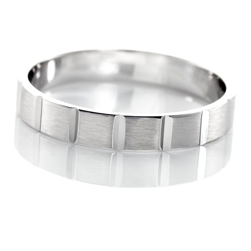 Alliance Corenthin Argent - Alliances Homme | Histoire d’Or