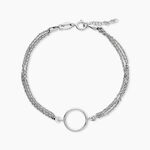 Bracelet Kaelly Argent Blanc - Bracelets Femme | Histoire d&rsquo;Or