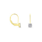 Boucles D'oreilles Pendantes Or Jaune Jonelle Diamants - Boucles d'oreilles pendantes Femme | Histoire d&rsquo;Or