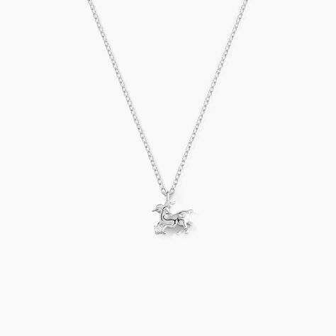 Collier Amalthee Argent Blanc Oxyde De Zirconium - Colliers Zodiaque Femme | Histoire d’Or