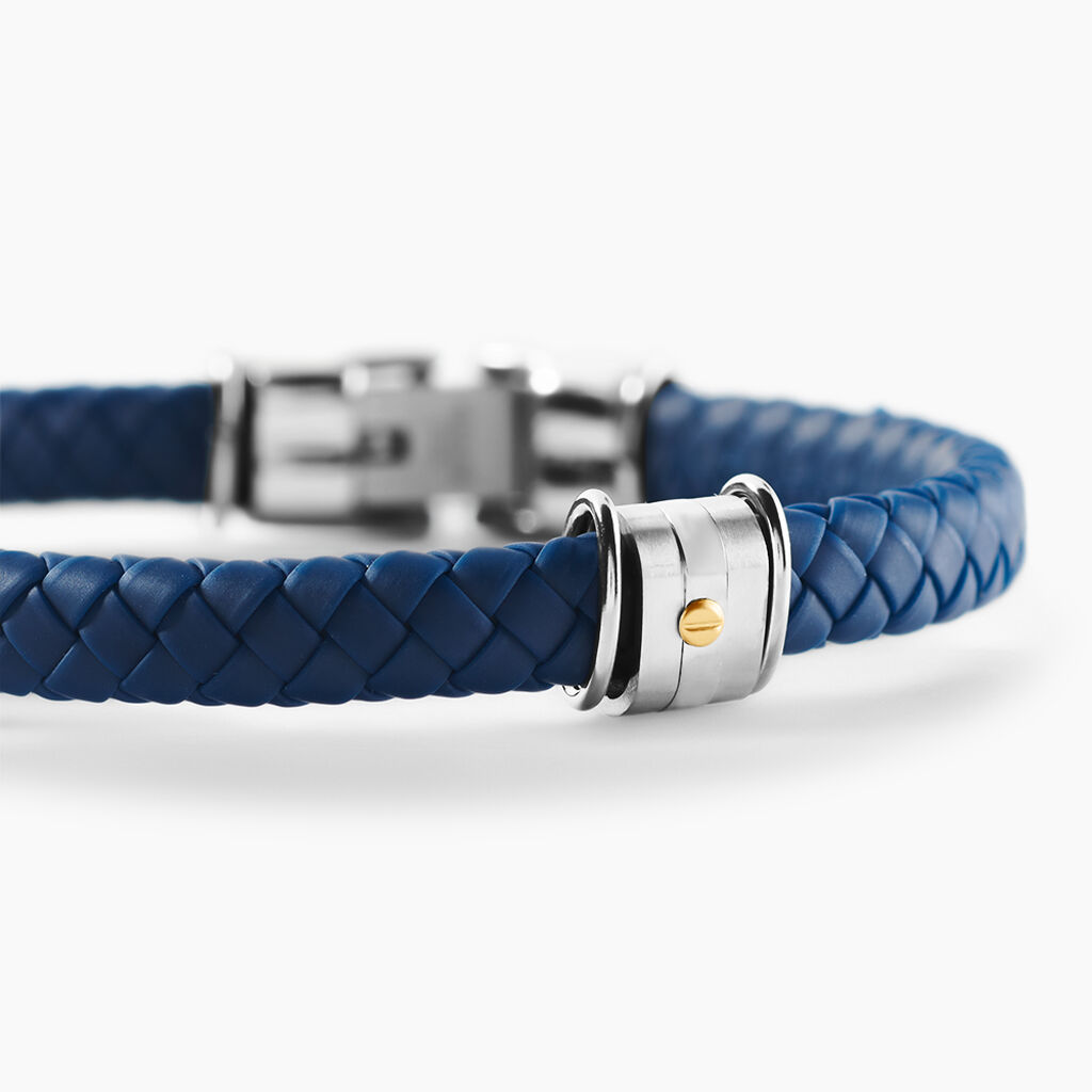 Bracelet Jourdan Acier Bicolore - Bracelets Homme | Histoire d’Or
