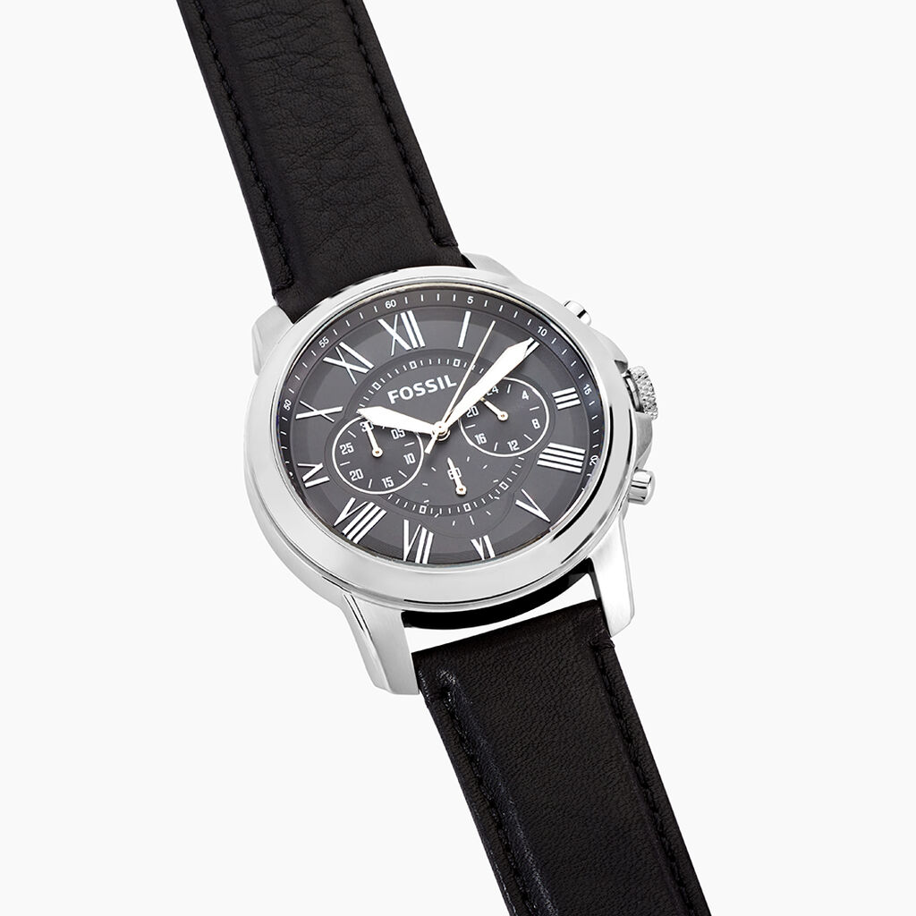 Montre Fossil Grant Noir - Montres Homme | Histoire d&rsquo;Or