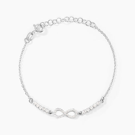 Bracelet Syliana Argent Blanc Oxyde De Zirconium - Bracelets Femme | Histoire d&rsquo;Or