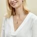 Collier Wahiba Argent Blanc Ambre - Colliers fantaisie Femme | Histoire d’Or