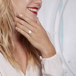 Bague Or Blanc Mirel Oxyde - Bagues avec pierre Femme | Histoire d&rsquo;Or