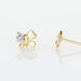Boucles D'oreilles Puces Bartholomee Papillon Or Jaune - Clous d'oreilles Femme | Histoire d’Or