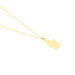 Collier Hallie Ange A Genoux Or Jaune