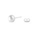 Boucles D'oreilles Puces Virgie Argent Blanc - Boucles d'oreilles fantaisie Femme | Histoire d’Or