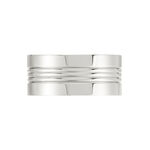 Bague Acier Blanc Walder - Bagues fantaisie Homme | Histoire d&rsquo;Or