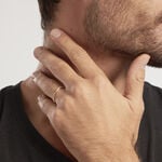 Alliance Marya Carree Diamantee Ruban Plat Or Jaune - Alliances Unisex | Histoire d&rsquo;Or