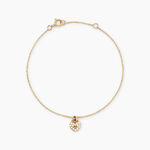 Bracelet Mi Or Jaune Oxyde De Zirconium - Bracelets Femme | Histoire d&rsquo;Or