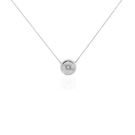 Collier Feliz Argent Blanc Oxyde De Zirconium - Colliers fantaisie Femme | Histoire d&rsquo;Or