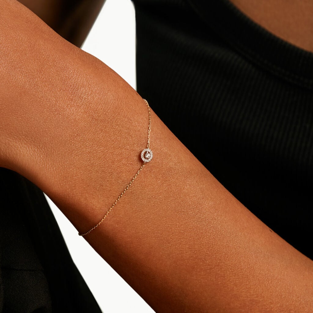Bracelet Domitia Or Jaune Diamant -  Femme | Histoire d&rsquo;Or
