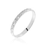 Alliance Menussa Diamantee Or Blanc - Alliances Unisex | Histoire d&rsquo;Or