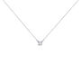 Collier Ponama Or Blanc Oxyde De Zirconium