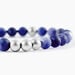 Bracelet Adonis Acier Blanc Pierre De Synthese - Bracelets Homme | Histoire d’Or
