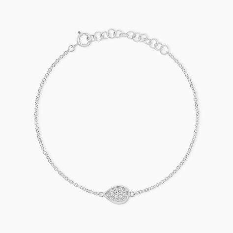 Bracelet Argent Tricoria Oxydes De Zirconium - Bracelets Femme | Histoire d’Or
