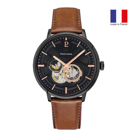 Montre Pierre Lannier Trio Noir - Montres Homme | Histoire d’Or