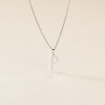 Pendentif Ionia Lettre Or Blanc - Pendentifs Famille | Histoire d&rsquo;Or