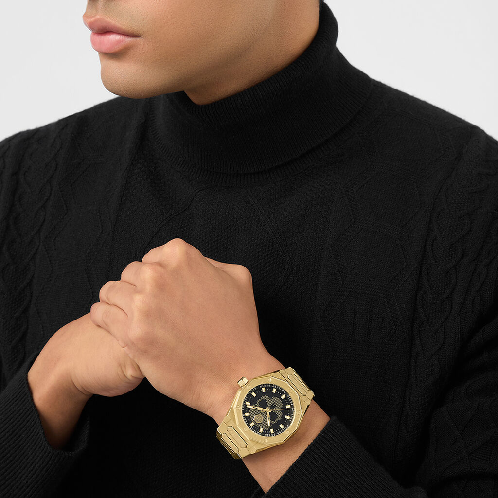 Montre Philipp Plein High-Conic Noir - F&ecirc;te des p&egrave;res Homme | Histoire d&rsquo;Or