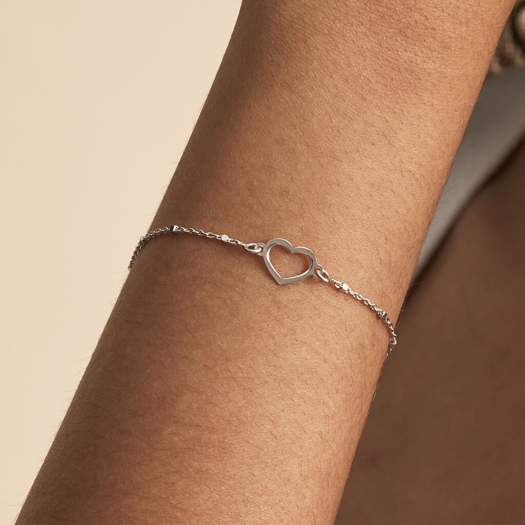 Bracelet Ayelet Argent Blanc - Bracelets Femme | Histoire d’Or