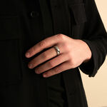 Collier Jourdan Acier Blanc - Bagues fantaisie Homme | Histoire d&rsquo;Or