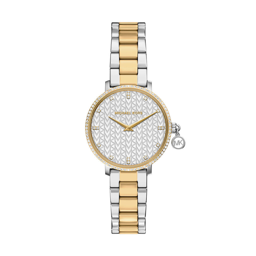 Montre Michael Kors Mini Pyper Blanc - Montres Femme | Histoire d&rsquo;Or