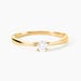Bague Solitaire Or Jaune Fiona Diamant Synthetique - Bagues solitaires Femme | Histoire d’Or
