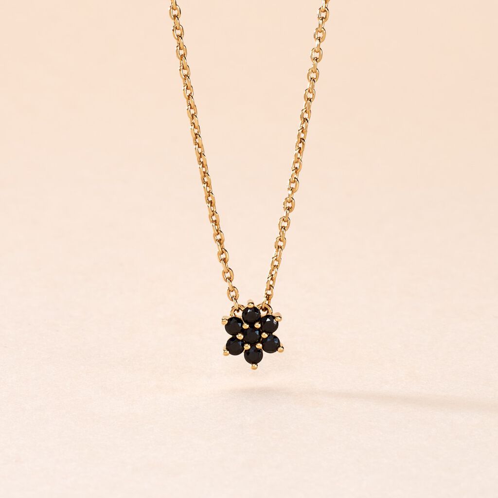 Collier Midnight Royalty Plaqué Or Jaune Pierre De Synthèse - Colliers fantaisie Femme | Histoire d’Or