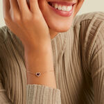 Bracelet Red Velvet Or Jaune Rhodolite Oxyde De Zirconiu - F&ecirc;te des m&egrave;res Femme | Histoire d&rsquo;Or