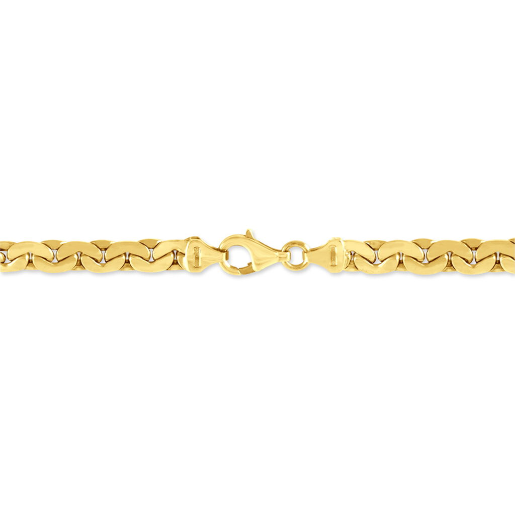 Bracelet Ivy Maille Haricot Or Jaune - Bracelets cha&icirc;ne Femme | Histoire d&rsquo;Or