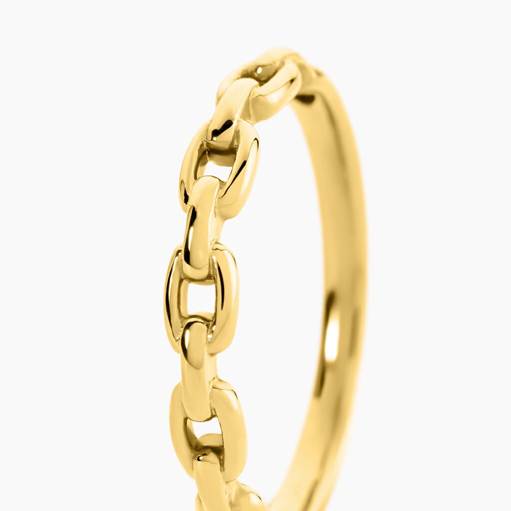 Bague Alexie Acier Jaune - Bagues fantaisie Femme | Histoire d&rsquo;Or