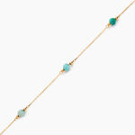 Bracelet Billy Or Jaune Turquoise - Bracelets Femme | Histoire d&rsquo;Or
